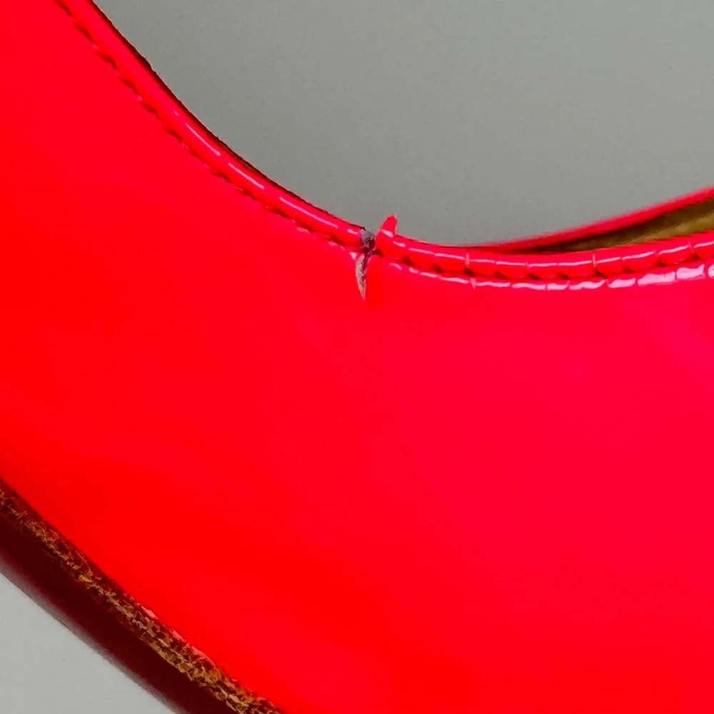 Christian Louboutin Pink Wavy Dolly Patent Heels Size 35.5
